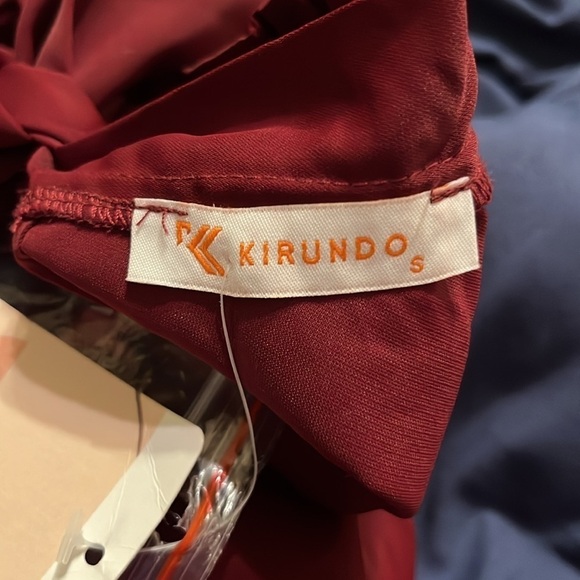 NWT Jumpsuit Sleeveless Ruffle Mock Neck Belt with Pockets Wide Leg Pants - Picture 7 of 7